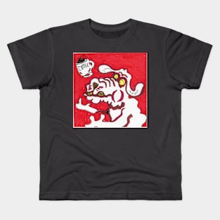 Caffeinated Puppy Kids T-Shirt